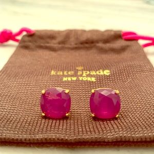 Kate Spade ♠️ Purple Square Stud Earrings
